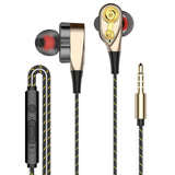 Double Unit Drive Earphone Sport Headphones