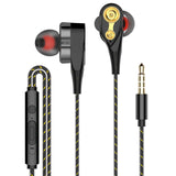 Double Unit Drive Earphone Sport Headphones